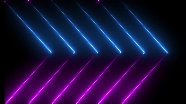 A neon line icon features sleek, glowing lines in vibrant colors like blue, pink, or green, often with a slight glow effect, creating a modern, illuminated, and futuristic appearance.
