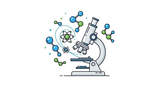 Microscope Laboratory Science Equipment Device.