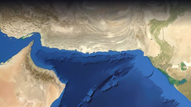 Animated Flight Path Map from Doha Qatar to Kuala Lumpur Malaysia