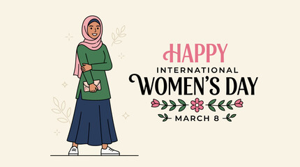 Woman celebrating International Women's Day with joy © Donat