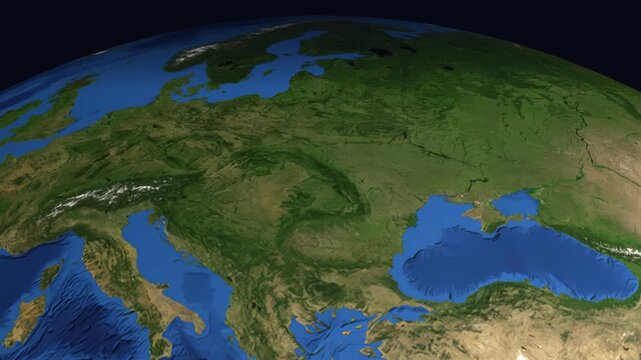 Animated Flight Path Map from Munich Germany to Los Angeles USA