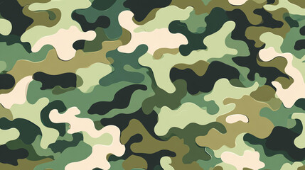 Fototapeta premium Military Camouflage Pattern Background