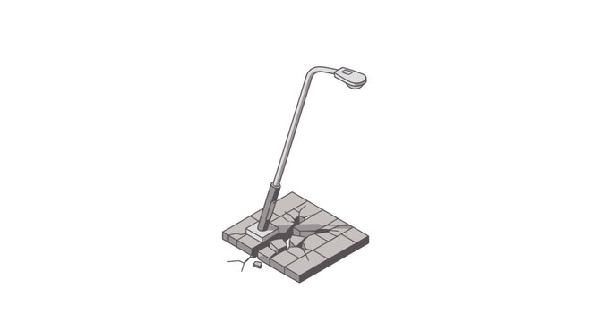 Modern adjustable desk lamp with sturdy base design.