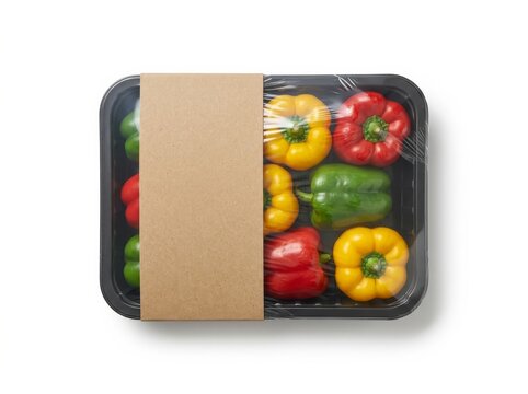 Bell Pepper Food Packaging Mockup