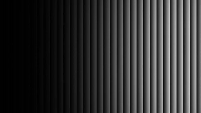 Gray Silver Vertical Lines Scrolling Right Seamless Loop Animation Black White Background