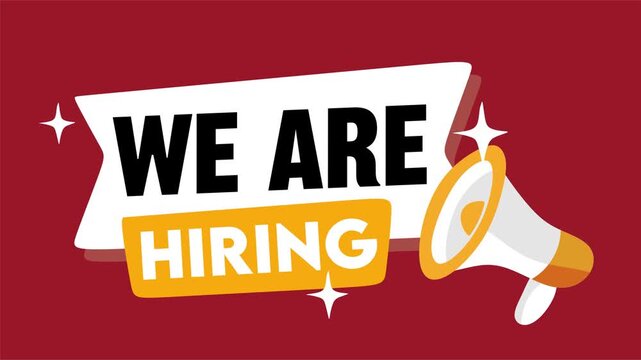 we are hiring, opening job vacancies
