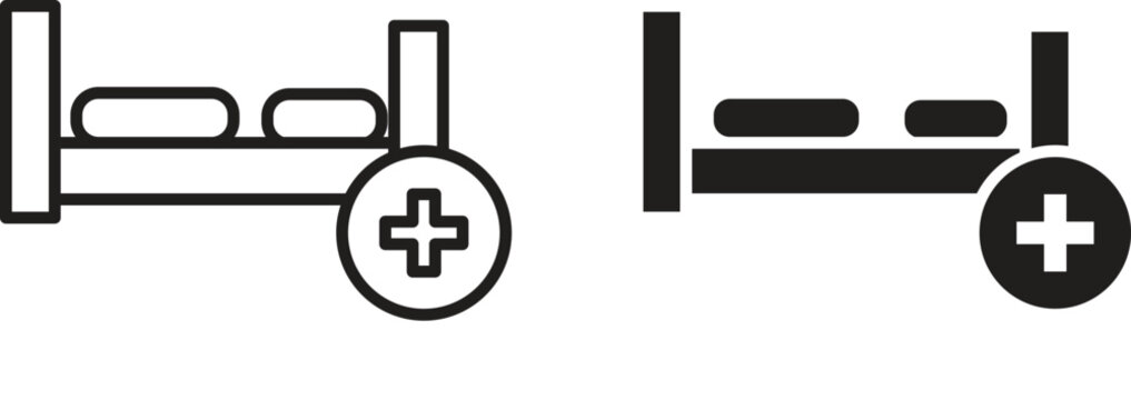 Hospital bed icon
