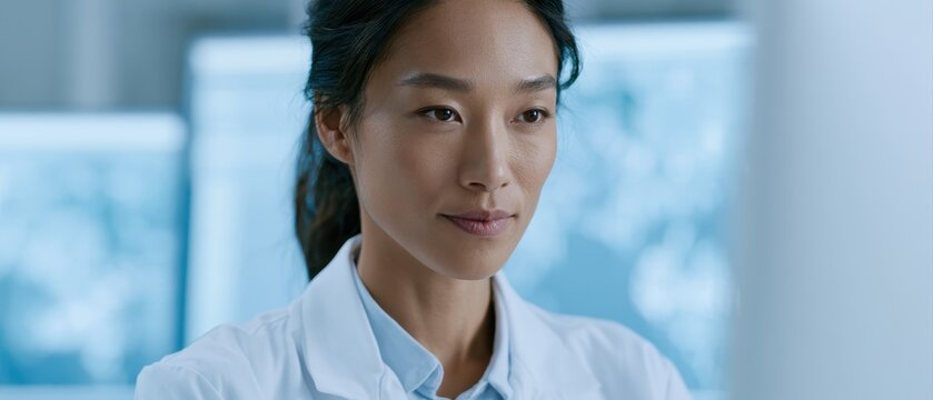 Professional epidemiologist reviewing global zoonotic infection data and hantavirus transmission patterns, healthcare intelligence center, cinematic realism