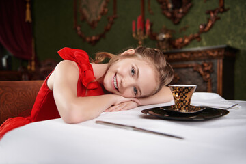 Obraz premium Royal Tea Smile