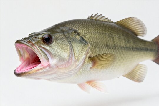 Close-up of a Largemouth Bass with Open Mouth
