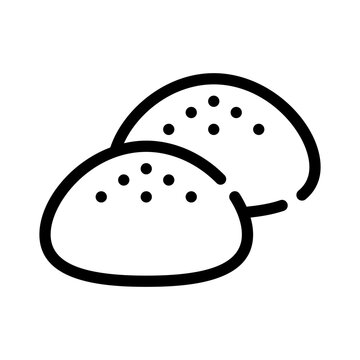 chipa bread line icon