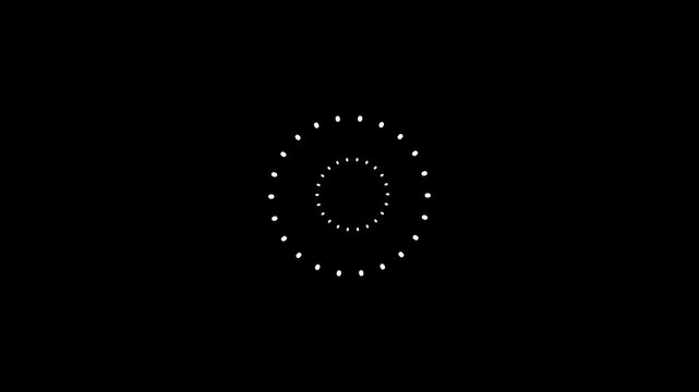 Circles burst firework, line shape blast explosion, fireworks explosion shape blast, circle bursting with ellipse blast effects on black screen background. circle bursting motion graphics. 4k