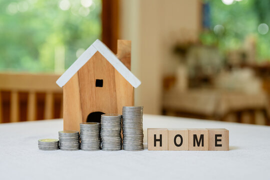 Concepts of saving money. Coins. Allocating savings and investments. Financial planning concepts.