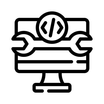 programming line icon
