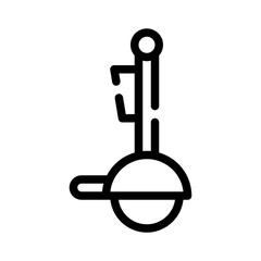 unicycle line icon © notivestudios