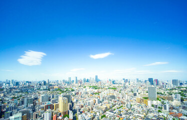 Naklejka premium 初夏の東京風景