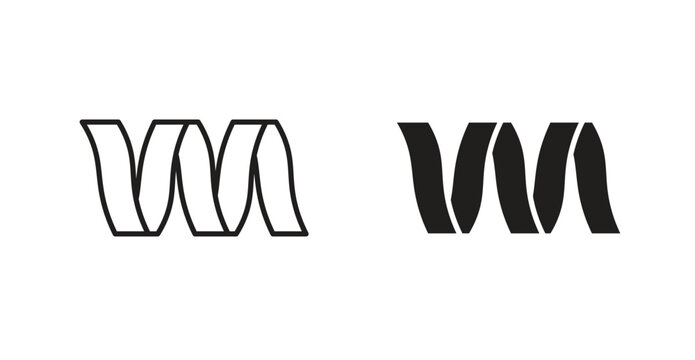 Protein line icon vector set.