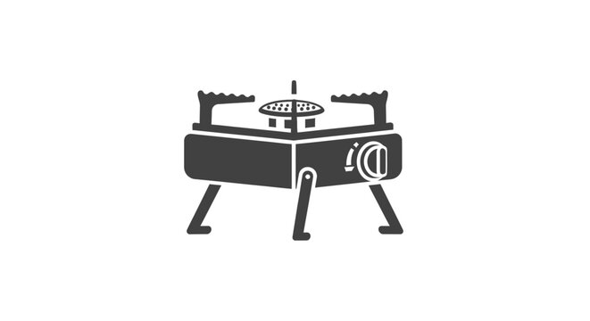 Portable camping gas stove burner.