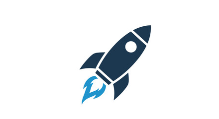Rocket Ship Spacecraft Icon Launch. © David