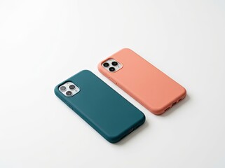 Fototapeta premium Smartphone Case Mockup, Clean Product Display with Copy Space, Accessories Branding Concept