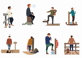 Fototapeta premium Collection of Diverse Scientists and Engineers Working in High-Tech Laboratories on Electronics, Hardware Development, and Nanotechnology Research.