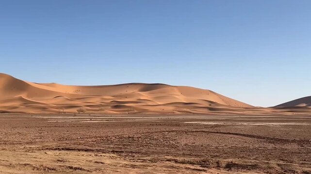 Erg Chebbi Sahara Desert Sand Dunes in Morocco