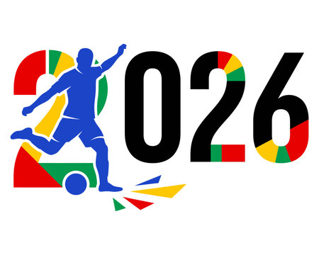 2026 Soccer World Cup Vector Graphic Illustration