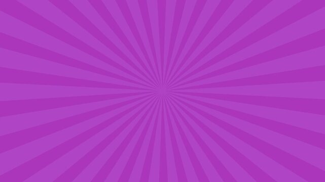"Abstract Purple Radial Sunburst Motion Graphics Background Loop | Dynamic Rays Animation 4K. Looping 4K stripe animation fits promos