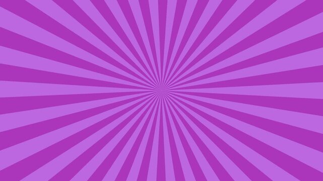 "Abstract Purple Radial Sunburst Motion Graphics Background Loop | Dynamic Rays Animation 4K. Looping 4K stripe animation fits promos