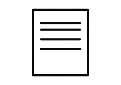 Minimalist Blank Document Template with Clean Grid Lines for Notes Drafts