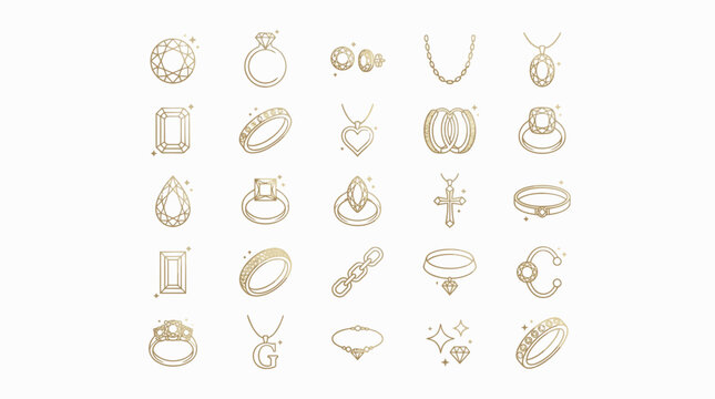 Variety of Jewelry Items Displayed.