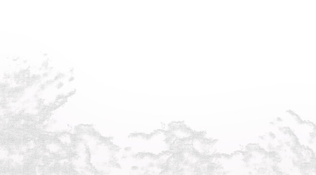 Cloudscape with gradient grayscale and transparent background