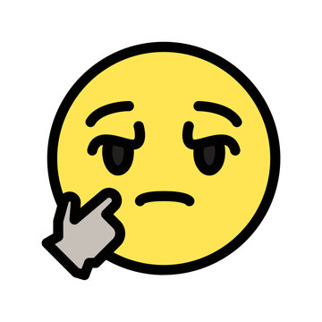 Confused emoji icon