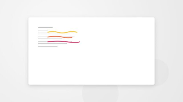 Animated article highlight callout on white background