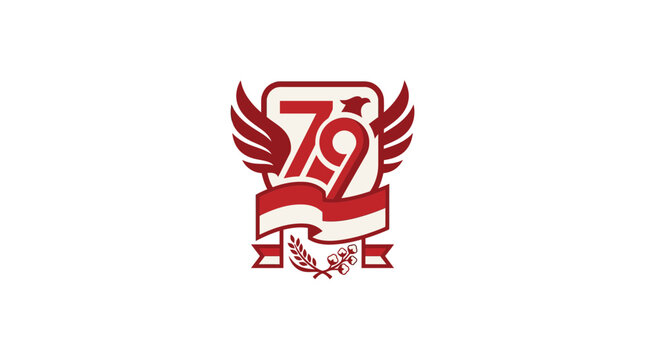 79th Indonesian Independence Day Celebration Emblem