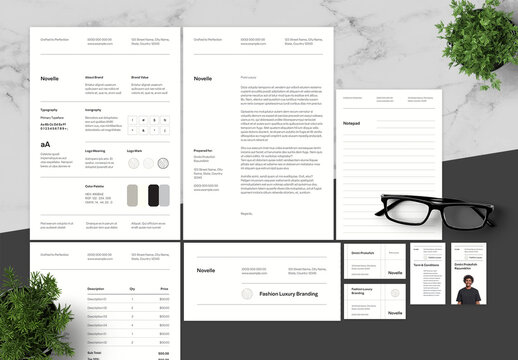 Beige And Black Fashion Brand Guidelines 