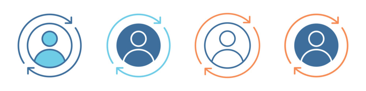 Personalization Icon Set Multiple Style Collection