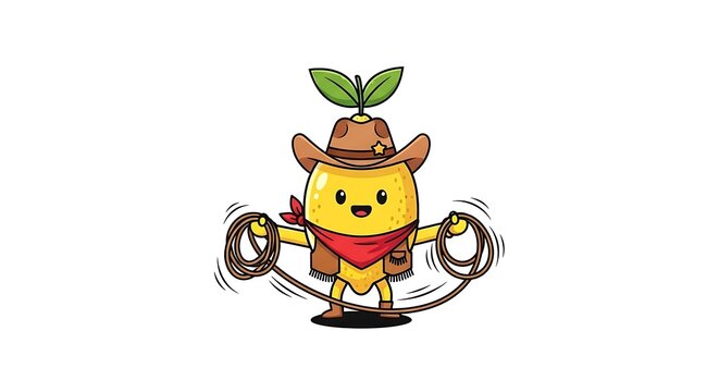 Cartoon robot chef riding a motorcycle.