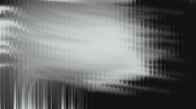 Metallic grid pattern with blurred light streaks abstract background