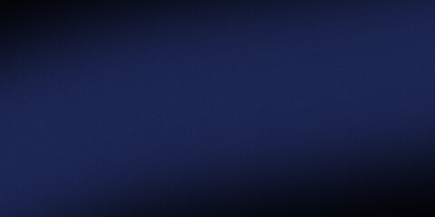 Fototapeta premium Abstract Noise Gradient Background – Stylish Dark Navy Vignette with Cool Blue Grain Texture