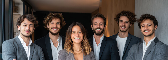Fototapeta premium Leadership is not a position but a presence, where individuals stand together and amplify the strength of the entire team.