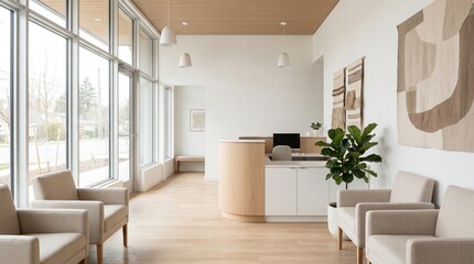 Fototapeta premium Minimal Scandinavian Clinic