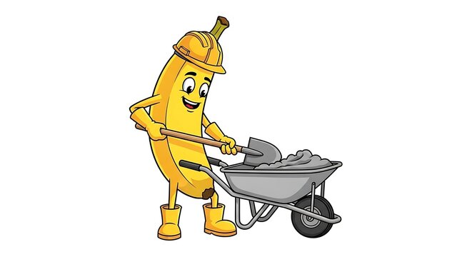 Construction worker operating mini excavator machine.