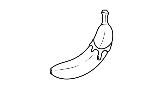 Banana with condom on it.