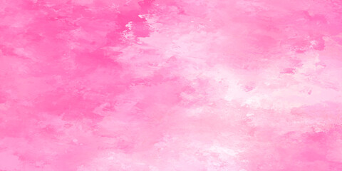 Fototapeta premium Soft pink watercolor texture background with white cloudy splotches and subtle gradient effect for design and artistic use