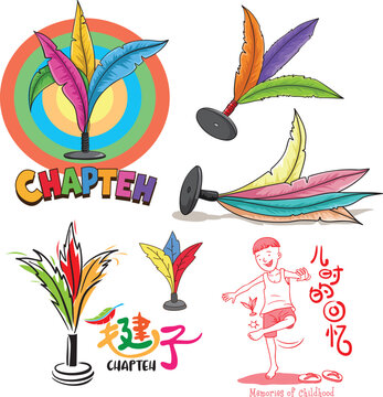 Chapteh is a classic foot‑skill game where players try to keep a feathered shuttlecock airborne using only their feet.