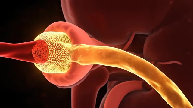 3D Animation of Nephron Filtration in the Human Kidney