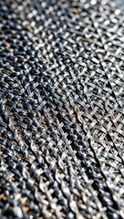 Fototapeta premium Close-up of woven fabric texture