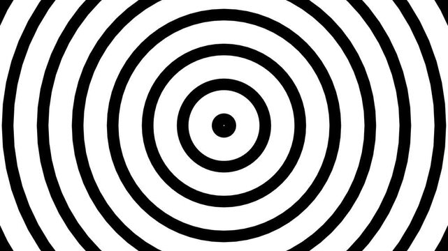black and white spiral motion video background. loop motion video background