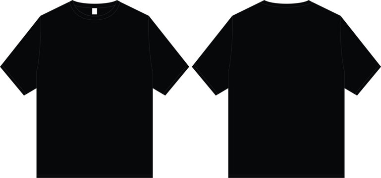 mockup t-shirt front back vector